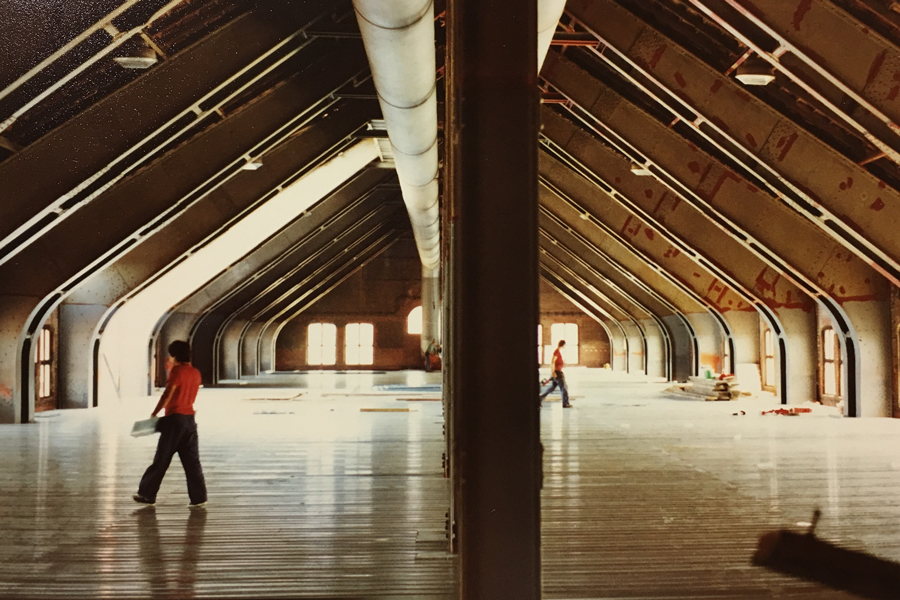 Dachgeschoss des N-Ergie-Gebäudes, 1982